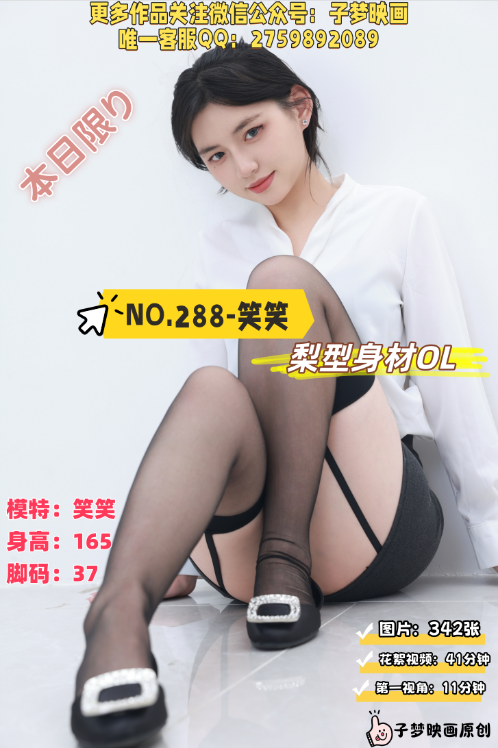 第288期-笑笑-肉腿OL[342张图片+55分钟视频]-已完结